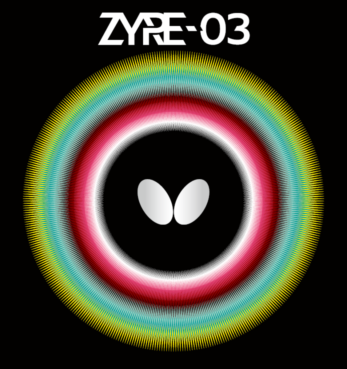 Butterfly Zyre 03 Table Tennis Rubber - Main Image